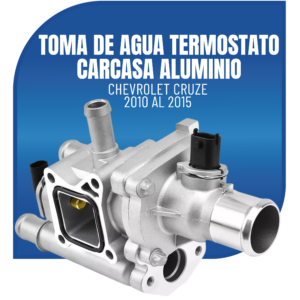 Toma Agua Termostato Carcasa Chevrolet Cruze 2010-2015 ALUMINIO