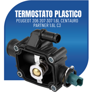 Termostato Peugeot 206/207/307 1.6l Centauro Partner 1.6l C3 PLASTICO