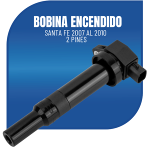 bobina encendido hyundai santa fe 2007-2008-2009-2010 (2 pines)