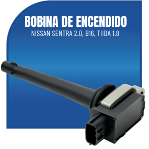 bobina de encendido nissan sentra 2.0, b16, tiida 1.8