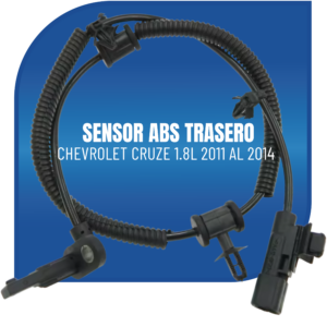 sensor abs trasero chevrolet cruze 1.8l 2011-2014