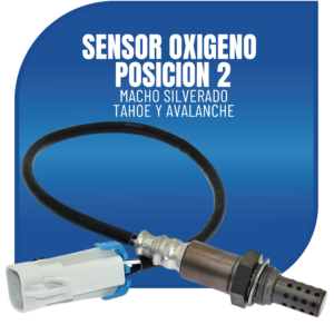 sensor oxigeno posicion 2 macho silverado , tahoe , avalanche